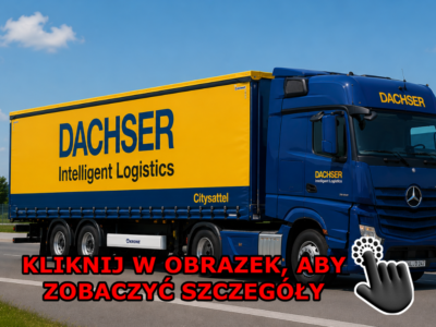 Kierowca CE Berlin / Magdeburg / Eisenach - Citysattel - DACHSER - bez systemu - zakwaterowanie