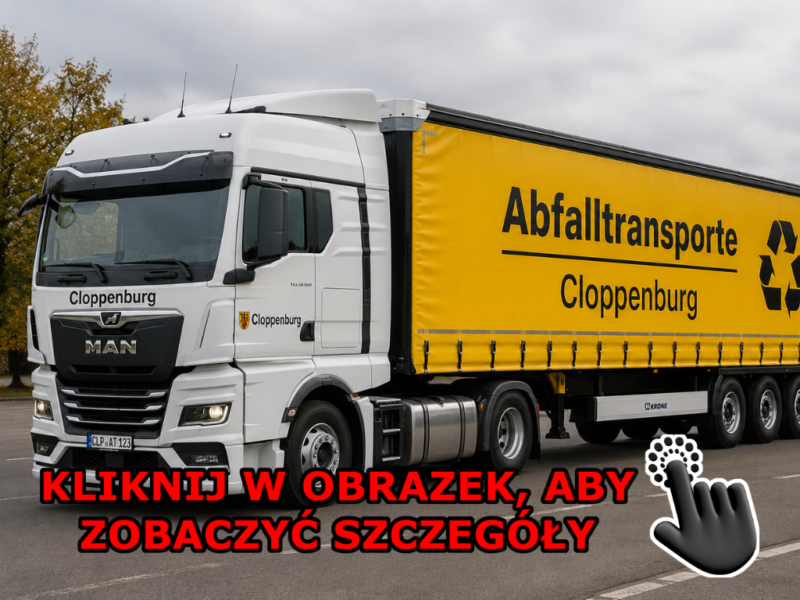 Kierowca CE plandeka 2/2 - Odpady - Cloppenburg
